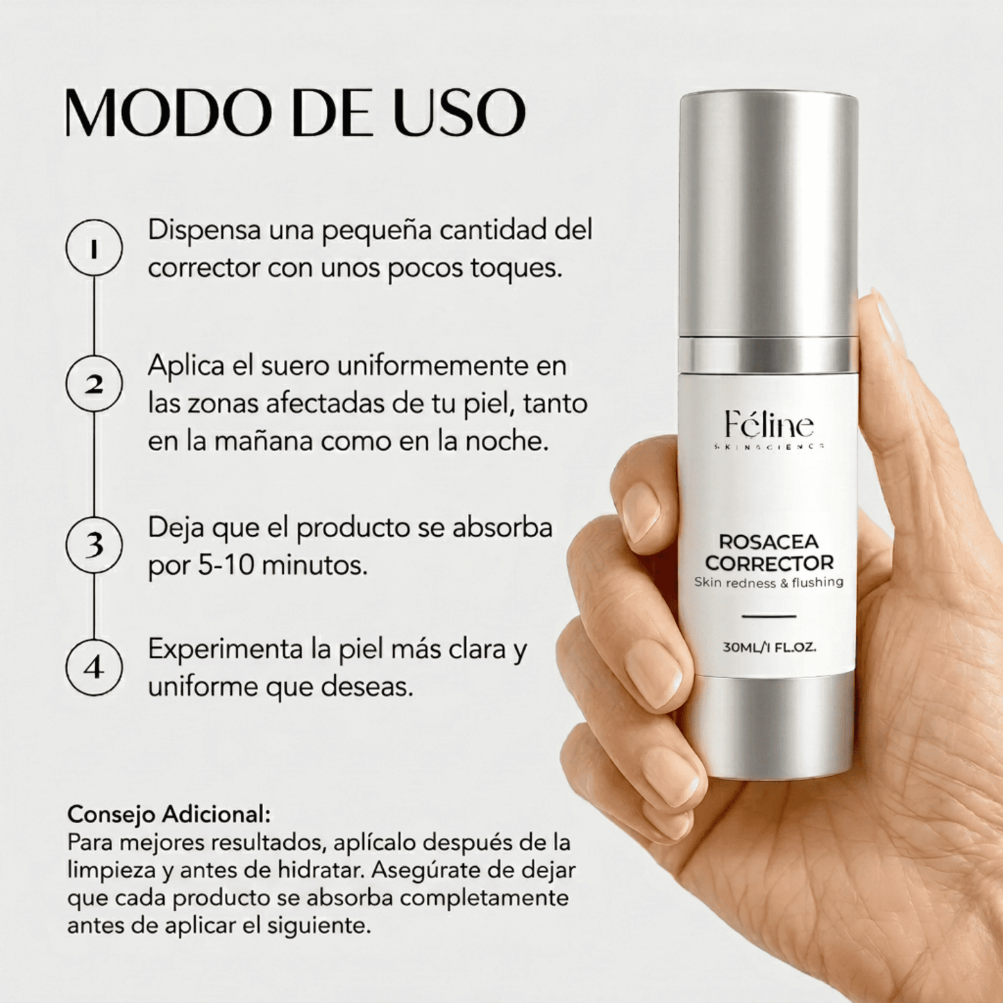 Corrector de Rosácea